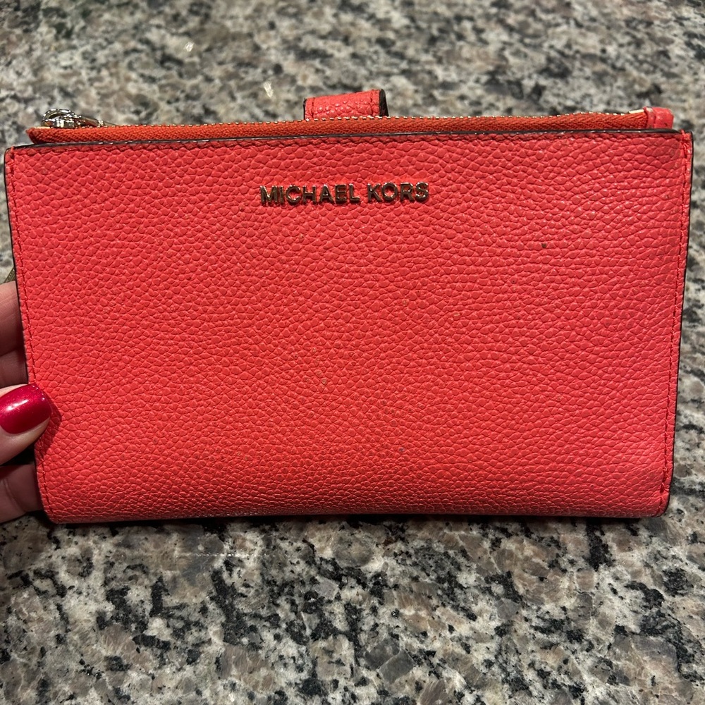 Michael Kors Jet Set Double Zip Wallet